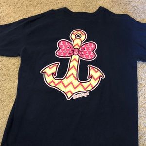 Nautical anchor tee